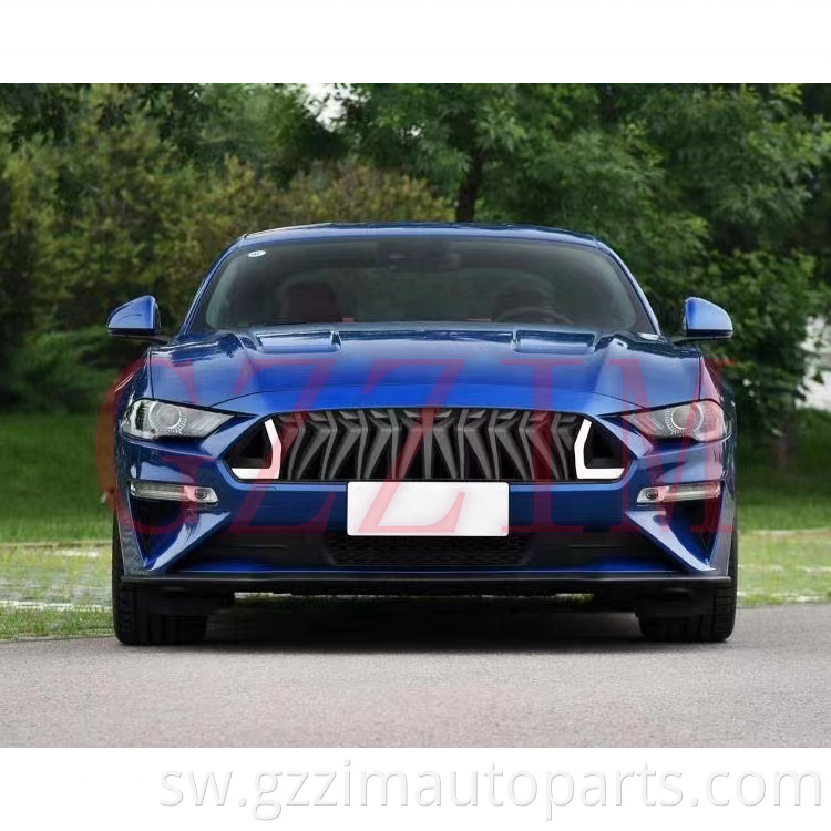 Modified Black Front  Middle Grille Used For  Mustang RTR Style